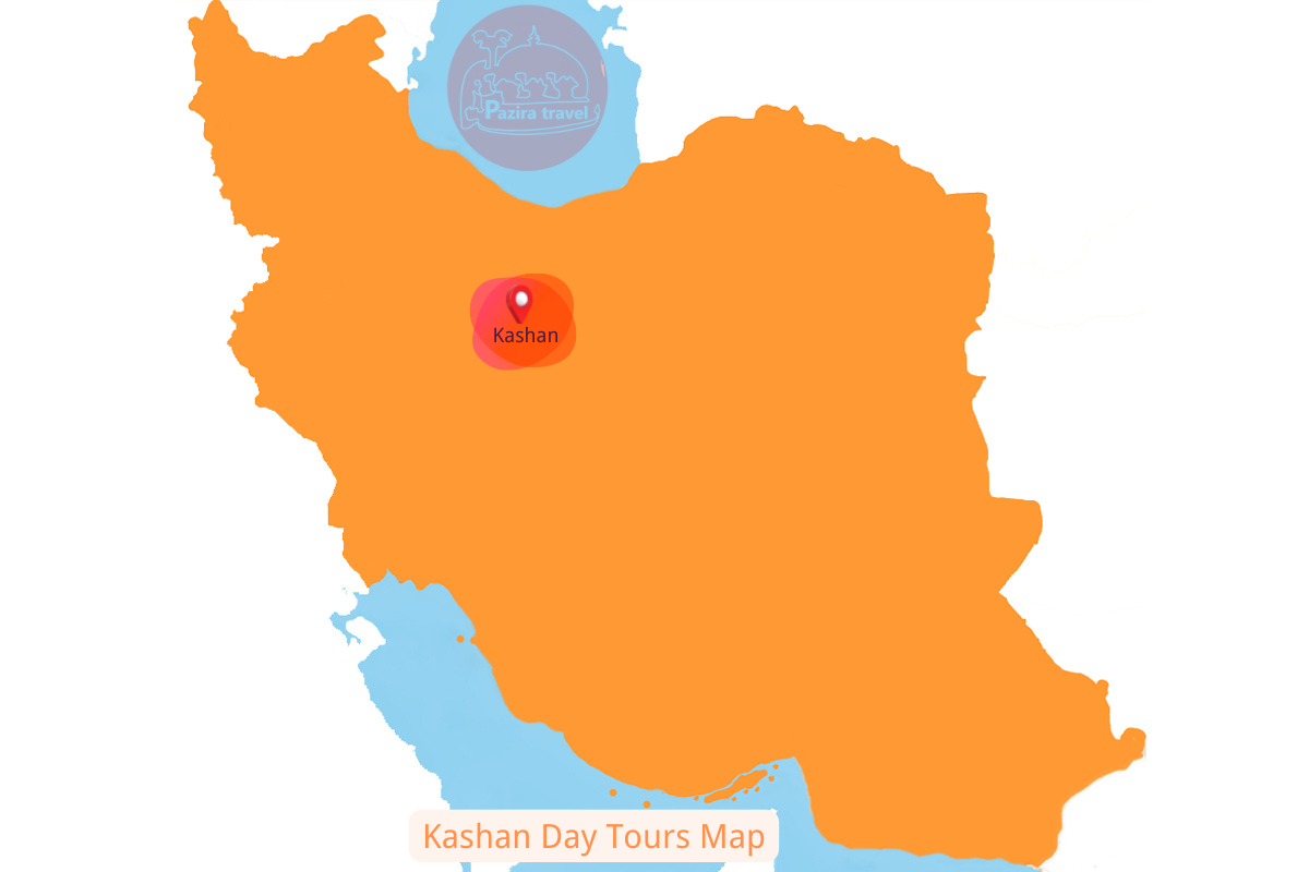 Explore Kashan trips route on the map!